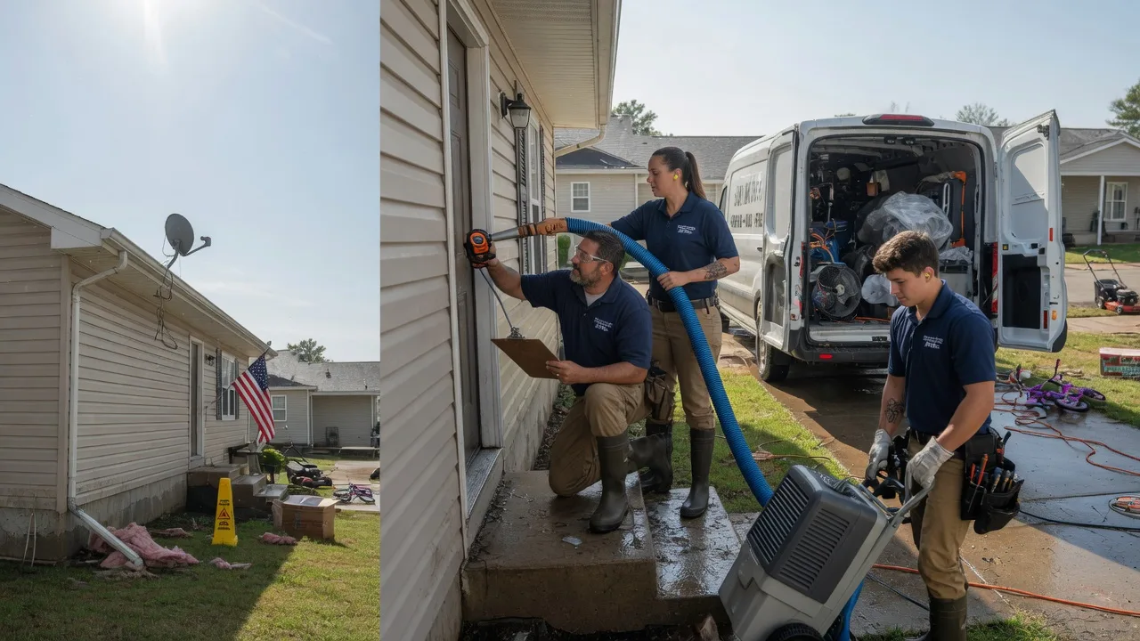 Ceiling Water Damage Restoration in Freeman, MO near me
